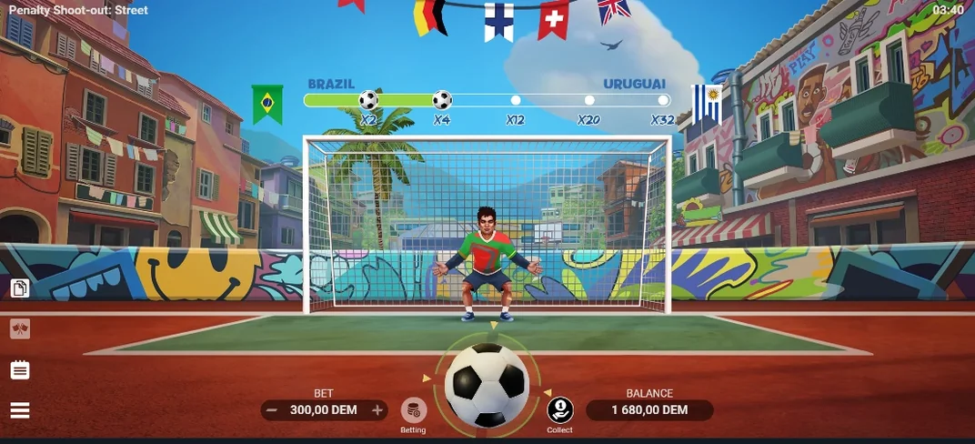 View penalty shootout multipliers.