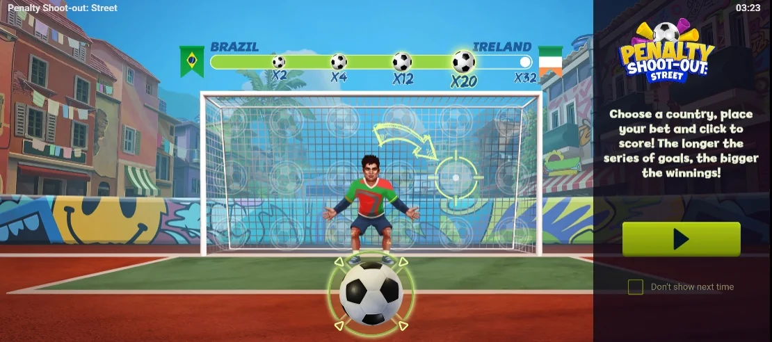 View multiplier kick options.